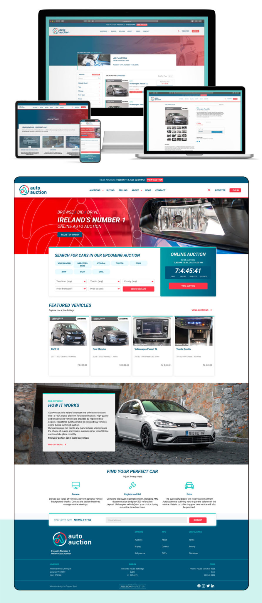 Copper Reed Studio Auto Auction Website Design scaled