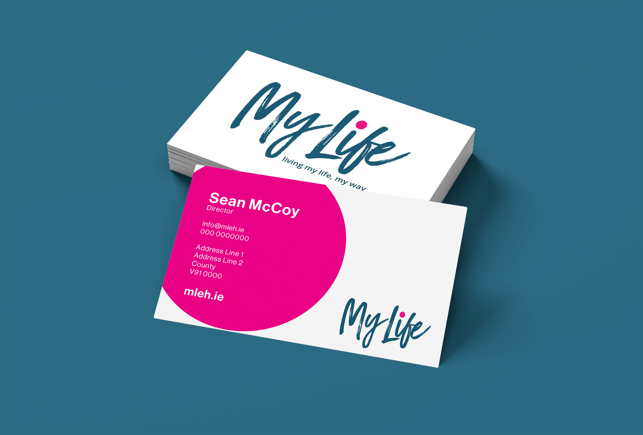 business card mockup